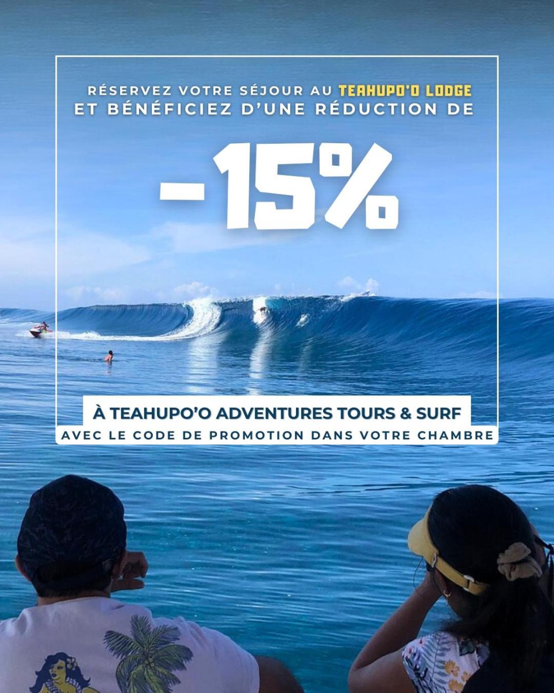 Teahupo'O Lodge, Fare Raepu'U, L'Aventure Du Bout De L'Ile En Famille Ou Entre Amis Teahupoo Luaran gambar