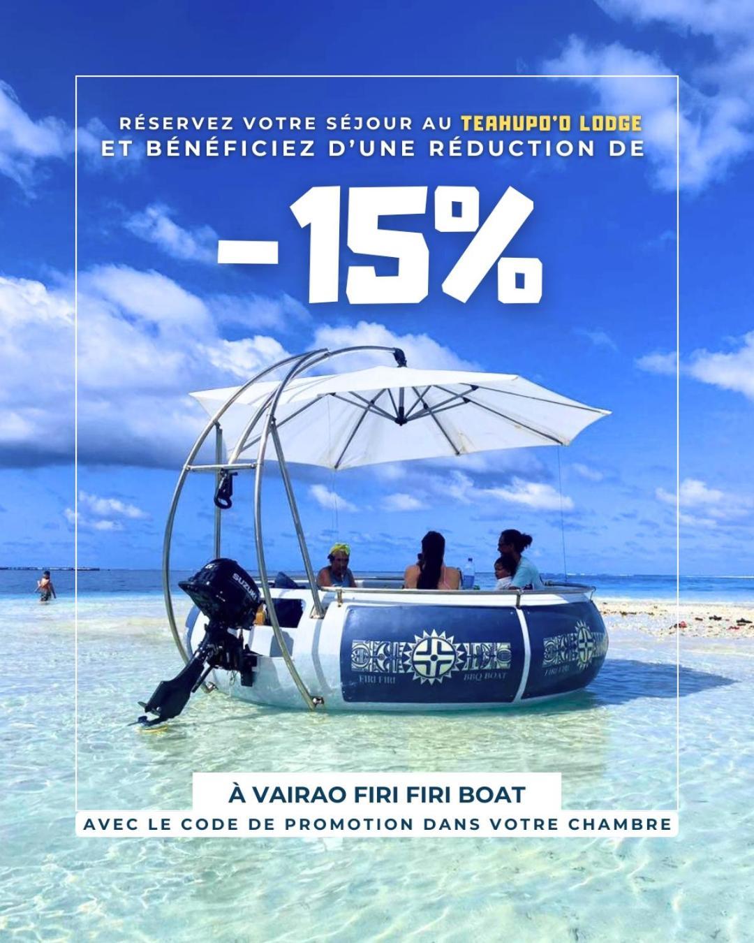 Teahupo'O Lodge, Fare Raepu'U, L'Aventure Du Bout De L'Ile En Famille Ou Entre Amis Teahupoo Luaran gambar