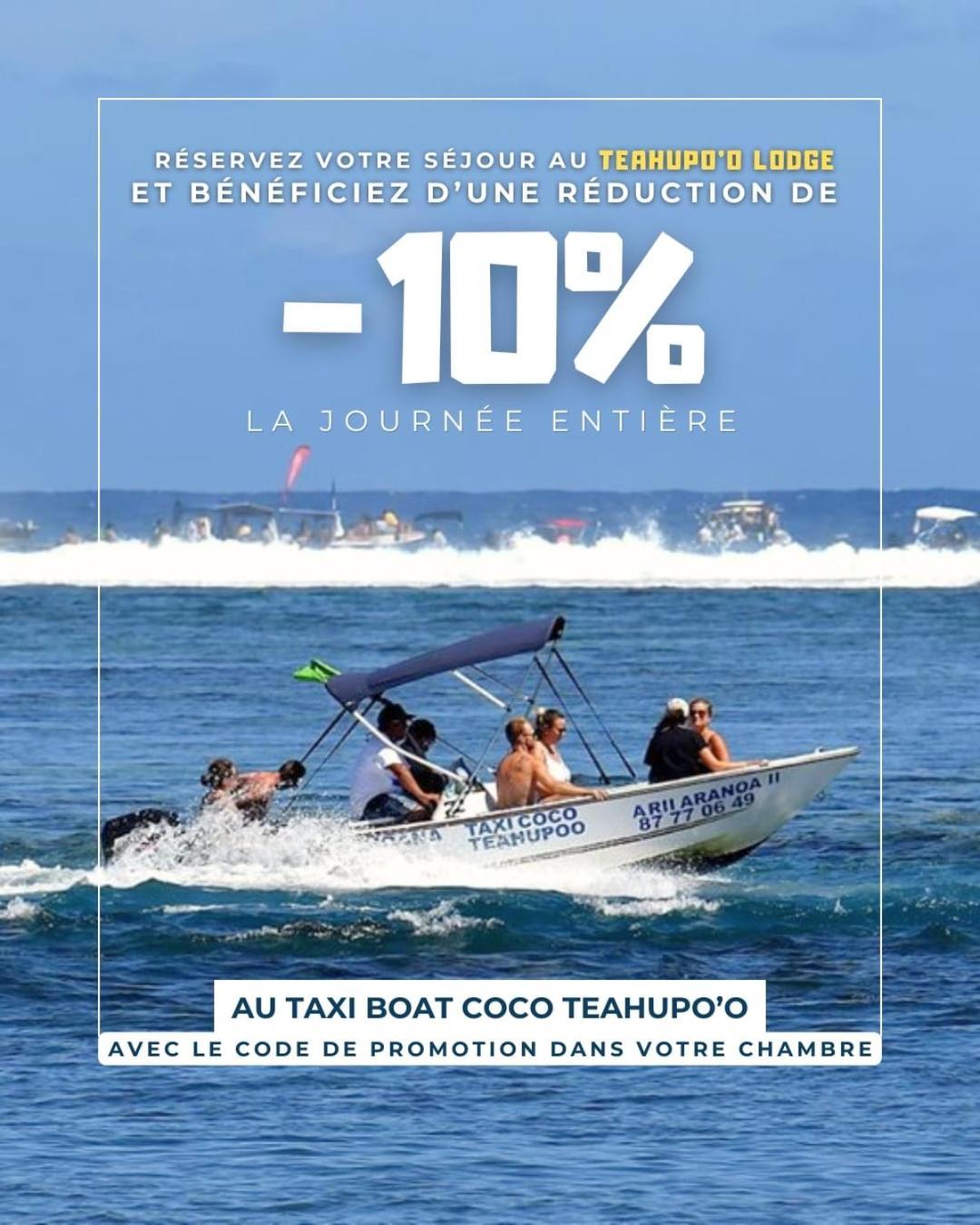 Teahupo'O Lodge, Fare Raepu'U, 2 Chambres Climatisees, Canoes Gratuits, Tarifs Degressifs Teahupoo Luaran gambar